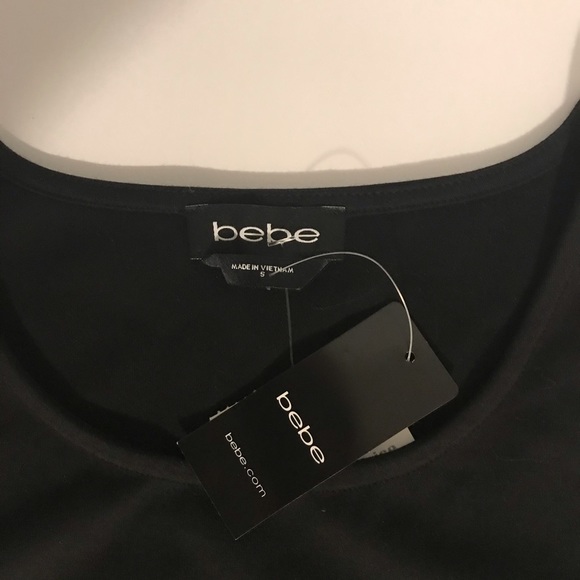 Bebe black grommet waist crop top - Picture 5 of 5